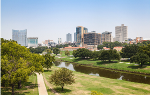 Fort Worth city view